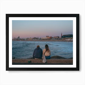 Date With A View in Scheveningen Art Print