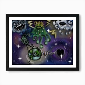 Gaia's freedom Art Print