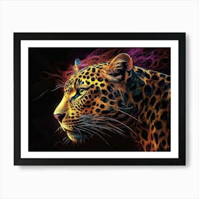 Leopard Animal Abstract 1 Art Print