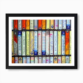 Vintage Cassette Collection Art Print