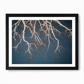 Frozen Trees Art Print