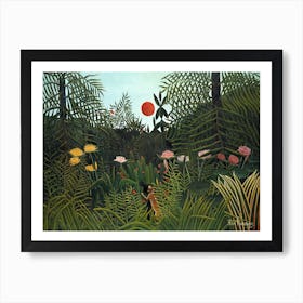 Henri Rousseau's,  Virgin Forest Art Print