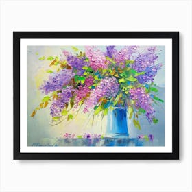 A bouquet of lilacs Art Print