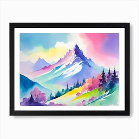 Mountain landscapes 6 Art Print