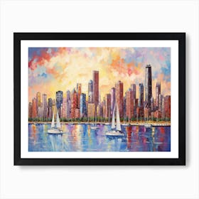 Chicago Skyline 7 Art Print