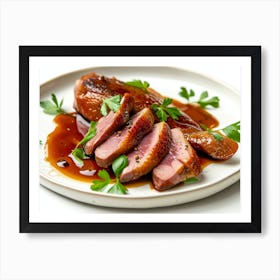 Duck With Sauce Art Print