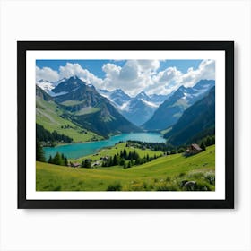 Mountain Panorama Art Print