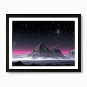 Starry Night Sky Art Print