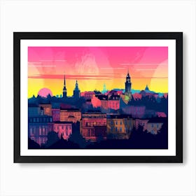 Lviv Skyline Póster