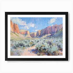 Western Landscapes Red Rock Canyon Nevada 3 Art Print