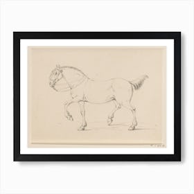 Stappend Paard, Naar Links, Jean Bernard Art Print