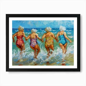 Old Ladies In Bathing Suits Poster