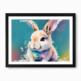 Bunny Painting Art Print