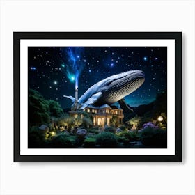 House Of Whales Art Print