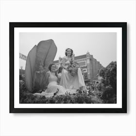 Untitled Photo, Possibly Related To Parade Of The Floats, National Rice Festival, Crowley, Louisiana By Russell Art Print