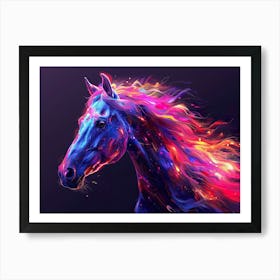 Horse Painting 2 Art Print