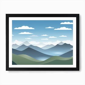 Mountain Landscape 5 Art Print