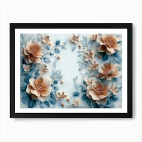 Floral Wallpaper 7 Art Print