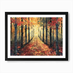 Autumn Path 7 Art Print