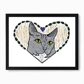 Lovecat Art Print