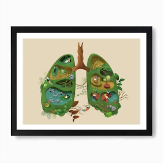 Lung Art Print