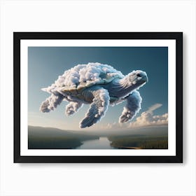 Turtle-Cloud Fantasy Art Print