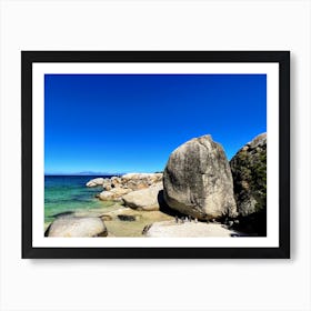 Boulders At The Beach (Africa Series) Art Print