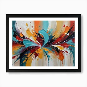 Abstract oil Painting 2 Art Print