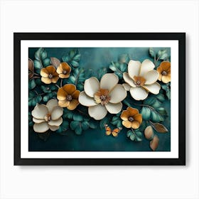 Magnolia Flowers 7 Art Print