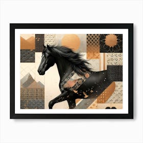 Creative Horse Beauty Illustration Nr 110 Art Print