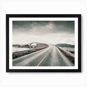 Bridge Over River Art Print