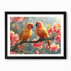 Beautiful Bird on a branch 6 Art Print