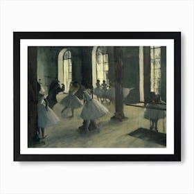 La Répétition Au Foyer De La Danse, Edgar Degas Art Print