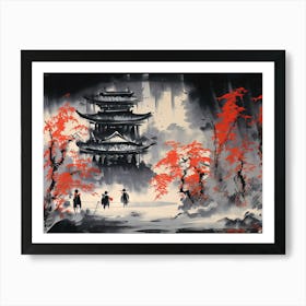 Asian Landscape Art Print