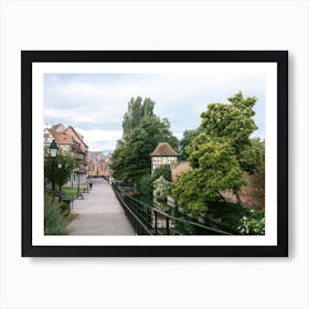 Peaceful street | Colmar | France Art Print