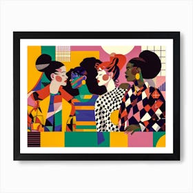 Portrait Of Women 2 Art Print