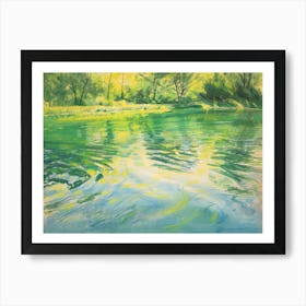 Reflections In The Water 2 Art Print