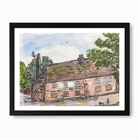 The Wheel Inn 15th Sep 2024 Art Print