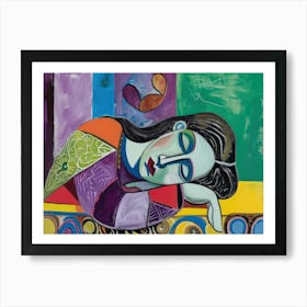 Contemporary Artwork Inspired By Pablo Picasso 4 Art Print