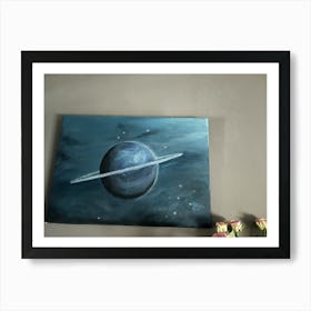 Saturn Painting Art Print