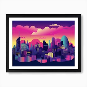 London Skyline Art Print