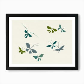 Abstract Butterfly, Cho Senshu 1 Art Print