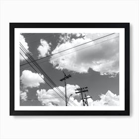 Power Lines Art Print