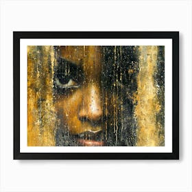 Woman'S Face Art Print