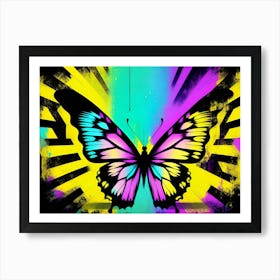 Colorful Butterfly 59 Art Print