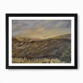 Evening Lights The Hilltop Art Print