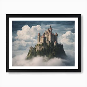 Castle In The Clouds 2 Art Print