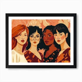 Four Women 2 Art Print