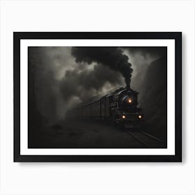 Train In The Dark Art Print