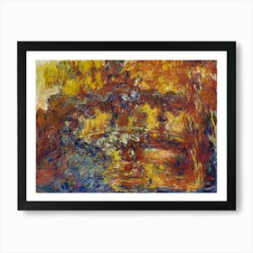 The Japanese Footbridge , Claude Monet Art Print